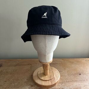 Kangol Black Bucket Hat Small